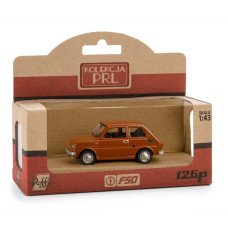 Vehicle PRL Fiat 126p brown