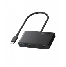 Anker 4w1 hub USB-C 10Gbps black