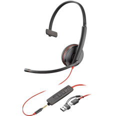 Blackwire 3215 USB-C A Headset+3,5mm 8X227A