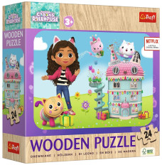 Wooden puzzle 24 elements Gabbys Dollhouse