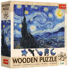 Wooden puzzle 200 pieces The Starry Night Vincent van Gogh