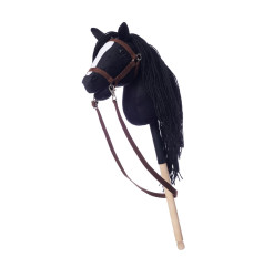 Horse on a stick HOPPIHORSE Hobby Horse A4 black