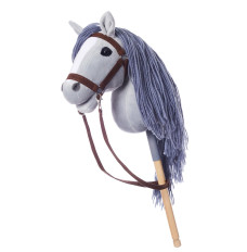 Horse on a stick HOPPIHORSE Hobby Horse A3 gray