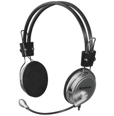 HEADPHONES WITH MICROPH ONE AURA 120 BLACK