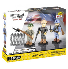 Cobi Blocks Great War 3 figurines 35 blocks