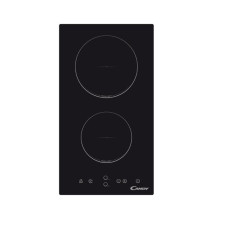 Candy Domino CDH 30 Vitroceramic, Number of burners/cooking zones 2, Touch, Timer, Black, Display