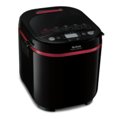 TEFAL PF220838 Bread Maker, 17  programs, 3 bread sizes: 500, 750, 1000g, Display, Power 700W, Black TEFAL Power 700 W Number of programs 17 Display LCD Black