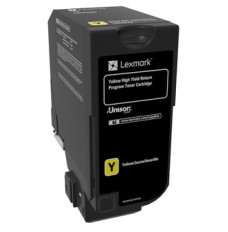 Lexmark Genuine High Capacity Yellow Return Programme 84C2HY0 Toner Cartridge Lexmark