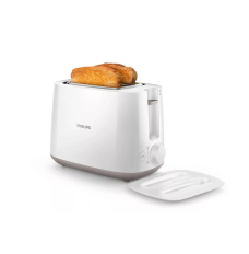 Philips Toaster HD2582/00 Power 760 - 900 W, Number of slots 2, Housing material Plastic, White