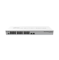 MikroTik Cloud Router Switch CRS326-24G-2S+RM Managed L3, Rackmountable, 1 Gbps (RJ-45) ports quantity 24, SFP+ ports quantity 2, RouterOS (Level 5)