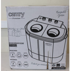 SALE OUT. Camry CR 8052 Mini washing machine with spinning function, Washing capacity up to 3kg, Spinning capacity up to 1kg, White-Gray | Camry | Washing machine | CR 8052 | Top loading | Washing capacity 3 kg | 1300 RPM | Depth 40 cm | Width 60 cm | Whi