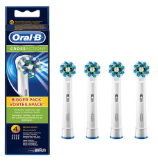 Oral-B Power Crossaction Toothbrush Heads EB50-4 Heads, For adults, Number of brush heads included 4
