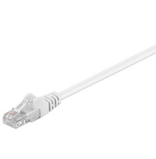 Goobay 68614 CAT 5e patch cable, U/UTP, white, 0.25 m