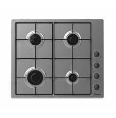 Candy Hob CHW6LBX  Gas, Number of burners/cooking zones 4, Rotary knobs, Stainless steel