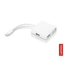 Lenovo USB-C 3-in-1 Travel Hub Power Adapter VGA, HDMI, USB 3.0