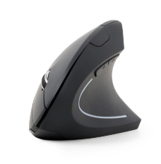 Gembird MUSW-ERGO-01 2.4GHz Wireless Optical Mouse, USB, Wireless connection, Black