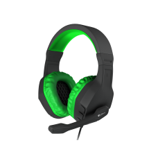 GENESIS ARGON 200 Gaming Headset, On-Ear, Wired, Microphone, Green