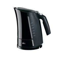 Braun Kettle WK500BK Multiquick 5 Standard 3000 W 1.7 L Plastic 360° rotational base Black