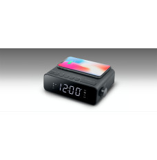 Muse Alarm function M-175 WI AUX in Alarm Clock Black