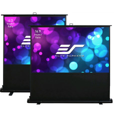 Elite Screens F107XWH2 Portable Screen, 107", 16:9, Black