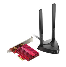 TP-LINK AX3000 Wi-Fi 6 Bluetooth 5.0 PCIe Adapter TX3000E 2.4GHz/5GHz, Antenna type 2xHigh-Gain External Antennas, 574+2402 Mbit/s