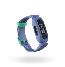 Fitbit Ace 3 Fitness tracker, OLED, Touchscreen, Waterproof, Bluetooth, Cosmic Blue/Astro Green