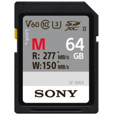 Sony 64GB SF-M Series SDXC Class10 UHS-II U3 V60 Tough Memory Card