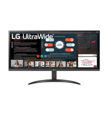 LG 34WP500-B 34 " IPS UltraWide FHD 21:9 5 ms 250 cd/m² Black Headphone Out HDMI ports quantity 2 75 Hz