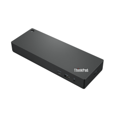 Lenovo Universal Thunderbolt 4 Dock (Max displays: 4/Max resolution: 8K/60Hz/Supports: 4x4K/60Hz or 1x8K/1xEthernet LAN (RJ-45)/WiFi/2xDP 1.4/1xHDMI 2.1/4xUSB 3.1 (1 always-on)/1xThunderbolt 4 downstream/1xUSB-C/1x3.5mm combo jack/Bluetooth/Input power: 1