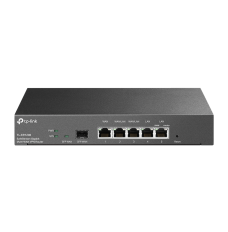 TP-LINK SafeStream Gigabit Multi-WAN VPN Router ER7206 10/100/1000 Mbit/s, Ethernet LAN (RJ-45) ports 1× Gigabit SFP WAN Port, 1× Gigabit RJ45 WAN Port, 2x  Gigabit RJ45 LAN Ports 2× Gigabit WAN/LAN RJ45 Ports
