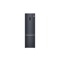 LG Refrigerator GBB72MCUGN Energy efficiency class D, Free standing, Combi, Height 203 cm, No Frost system, Fridge net capacity 277 L, Freezer net capacity 107 L, Display, 35 dB, Black