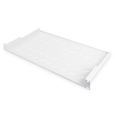 Digitus Fixed Shelf for Racks DN-97609 White The shelves for fixed mounting can be installed easy on the two front 483 mm (19“) profile rails of your 483 mm (19“) network- or server cabinet. Due to their stable, perforated steel sheet with a high load cap