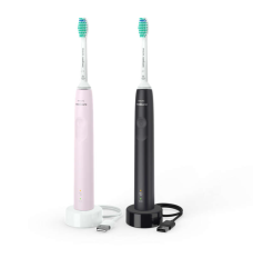 Philips Sonicare Electric Toothbrush HX3675/15 Rechargeable For adults Number of brush heads included 2 Number of teeth brushing modes 1 Sonic technology Black/Pink