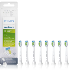 Philips | HX6068/12 Sonicare W2 Optimal | Toothbrush Heads | Heads | For adults and children | Number of brush heads included 8 | Number of teeth brushing modes Does not apply | Sonic technology | White