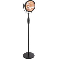 SUNRED Heater RSS19, Indus Bright Standing Infrared, 2100 W, Black