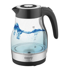 Camry Kettle CR 1300 Electric, 2200 W, 1.7 L, Stainless steel, 360° rotational base, Black