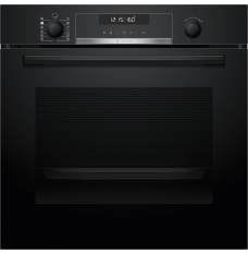 Bosch Oven HRA578BB0S Serie 6 71 L, Multifunctional, Pyrolysis, Electronic, Height 59.5 cm, Width 56.8 cm, Black