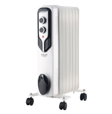 Adler Oil-Filled Radiator AD 7815	 Oil Filled Radiator 1500 W Number of power levels 3 White