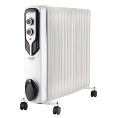 Adler Oil-Filled Radiator AD 7819	 Oil Filled Radiator 2500 W Number of power levels 3 White