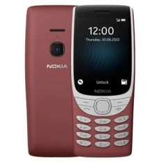 Nokia 8210 Red, 2.8 ", TFT LCD, 240 x 320, Unisoc, T107, Internal RAM 0.048 GB, 0.128 GB, microSDHC, Dual SIM, Main camera 0.3 MP, 1450  mAh