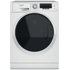 Hotpoint Washing Machine With Dryer NDD 11725 DA EE Energy efficiency class E, Front loading, Washing capacity 11 kg, 1551 RPM, Depth 61 cm, Width 60 cm, Display, LCD, Drying system, Drying capacity 7 kg, Steam function, White
