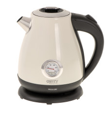 Camry Kettle with a thermometer CR 1344 Electric 2200 W 1.7 L Stainless steel 360° rotational base Cream