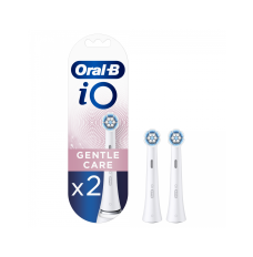 Oral-B Replaceable Toothbrush Heads iO Gentle Care For adults, Number of brush heads included 2, White