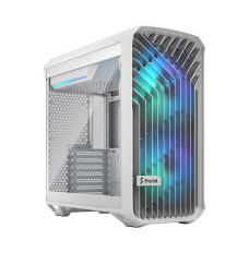 Fractal Design Torrent Compact RGB White TG clear tint, Mid-Tower, Power supply included No