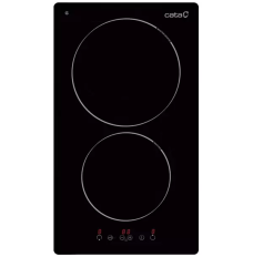 CATA | Hob | TD 3102 BK | Vitroceramic | Number of burners/cooking zones 2 | Touch | Timer | Black