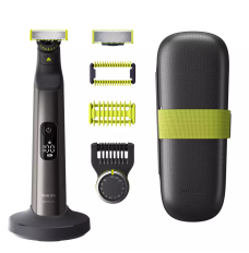 Philips | OneBlade Pro 360 Shaver, Face & Body | QP6651/61 | Operating time (max) 120 min | Wet & Dry | Lithium Ion | Black/Green