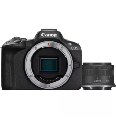 Canon EOS R50 + RF-S 18-45mm F4.5-6.3 IS STM (SIP) Megapixel 24.2 MP, Image stabilizer, ISO 32000, Display diagonal 2.95 ", Wi-Fi, Video recording, Automatic, manual, CMOS, Black