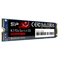 Silicon Power SSD UD85  2000 GB SSD form factor M.2 2280 SSD interface PCIe Gen4x4 Write speed 2800 MB/s Read speed 3600 MB/s