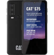 CAT S75 Black 6.6 " IPS LCD 1080 x 2408 Mediatek Dimensity 930 (6 nm) Internal RAM 6 GB 128 GB microSDXC Single SIM Nano-SIM 3G 4G 5G Main camera 50+8+2 MP Secondary camera 8 MP Android 12 5000  mAh
