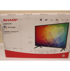 SALE OUT.  Sharp 32FG2EA 32" (81 cm) Smart TV Android TV HD Black DAMAGED PACKAGING, USED